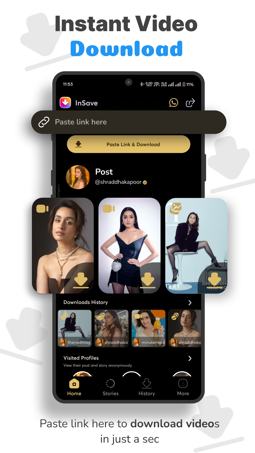 Instant Video Download